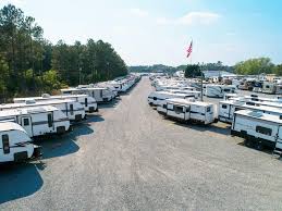 RVs on the lot at Daly RV in Goldsboro, NC